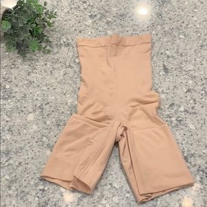 Spanx- high waisted, mid thigh